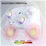 Manette sans fil - SUBSONIC - Switch 2 / Switch - LEDs programmables - Vibrations - Gyroscope - Blanc