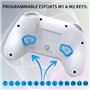 Manette sans fil - SUBSONIC - Switch 2 / Switch - LEDs programmables - Vibrations - Gyroscope - Blanc