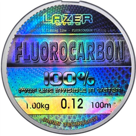 LAZER LINE Fil de pêche en fluorocarbone - 100 m de diamètre - 0