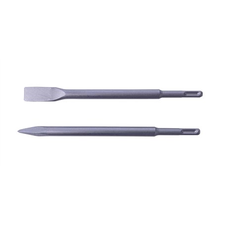 Scheppach | Jeu de 2 burins | Plat & Pointu | Original | Ø13