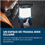 Bosch Professional 18V System Lampe hybride sans fil GLA 18VH-7500 (inclus le câble de l’appareil à froid)