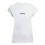 T-shirt à manches courtes femme Adidas W LIN SJ T JC8239 Blanc