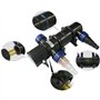 Gardebruk® Filtre à Rayons UV-C clarificateur stérilisateur Filtre lumière/Eau 11W câble 5m Ballast intégré étang Bassin Aquariu