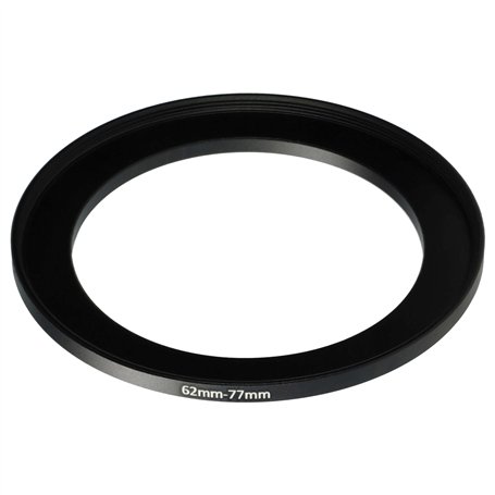 vhbw Bague d'adaptation de Filtre Step-Up de 62 mm vers 77 mm pour Objectif d'appareil Photo - Adaptateur
