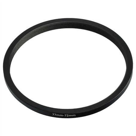 vhbw Bague d'adaptation de Filtre Step-Down de 77 mm vers 72 mm pour Objectif d'appareil Photo - Réducteur