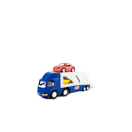 Little Tikes Grand Porte-Voitures - Grand transporteur avec 2 voitures de sport - Des heures de plaisir - Utilisation intérieure