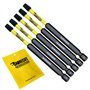5 x SabreCut SCRSQ289_5 Jeu d'embouts de tournevis à percussion magnétique carré SQ2 89 mm à extrémité unique compatible avec De