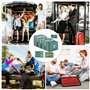 AiQInu Rangement Valise Lot de 7 Imperméable Organisateur de Voyage Packing Cubes Organiseur, sac à chaussures,Bagage Sacs