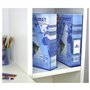 Acrimet Porte-Revues, Support Durable, Organisateur pour Dossiers pour Bureau (Plastique) (Couleur Bleu Transparent) (Lot de 2)