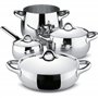 Alessi SG100S7 Mami Set de Casseroles Acier Inoxydable 38 x 46 x 40 cm