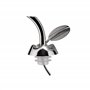 Alessi Msa32/tap Fior D'olio Bouchon Verseur Pour Bouteille D'huile en Acier Inoxydable 18/10 Brillant et Résine Thermoplastique