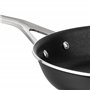 Alessi Pots&Pans Poêle à Frire en Aluminium avec intérieur Anti-adhésif Poignée en Acier Inoxydable 18/10 Noir Taille Unique AJM
