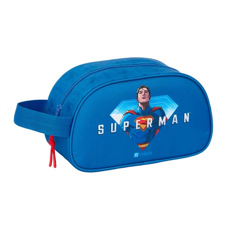 Nécessaire de Voyage Superman Bleu 26 x 15 x 12 cm