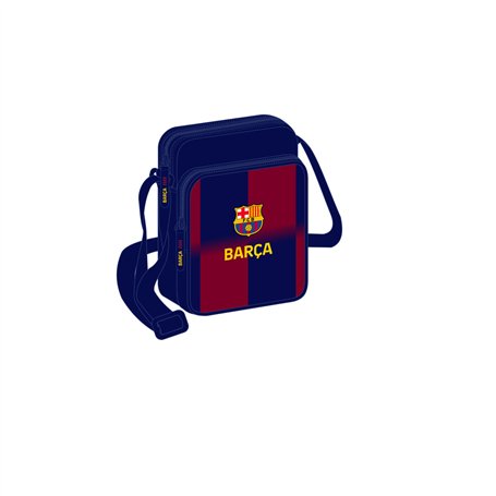 Sac à Bandoulière F.C. Barcelona Bleu Bordeaux 16 x 22 x 6 cm