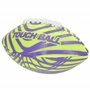 AKTIVE Ballon de Rugby de Plage en néoprène Touch Ball, 21 cm, Design Sportif Multicolore, Doux et résistant, Bonne Prise en Mai
