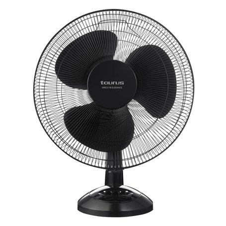 Taurus Ventilateur de bureau Greco 16 Elegance | 45 W | 3 vitesses | 3 pales | 40 cm | Système oscillation | Inclinaison réglabl
