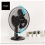 Taurus Ventilateur de bureau Greco 16 Elegance | 45 W | 3 vitesses | 3 pales | 40 cm | Système oscillation | Inclinaison réglabl