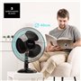Taurus Ventilateur de bureau Greco 16 Elegance | 45 W | 3 vitesses | 3 pales | 40 cm | Système oscillation | Inclinaison réglabl