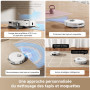 dreame L40 Ultra AE Robot Aspirateur et Serpillière Autonome, 19 000 Pa Aspiration Puissante, Nettoyage Sec/Humide, Dock Tout-en