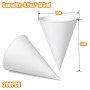 LATERN 200 Pièces Tasses à Cône en Papier, 130ml Tasse de Cône de Neige Gobelets en Papier Étanches pour Slush Crème Glacée Rasé
