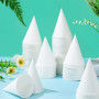 LATERN 200 Pièces Tasses à Cône en Papier, 130ml Tasse de Cône de Neige Gobelets en Papier Étanches pour Slush Crème Glacée Rasé