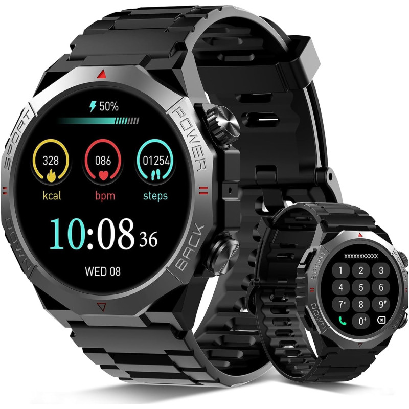 bluetooth montre militaire gps