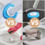 Brosse Toilettes WC Jetable 32 Pièces Têtes de Brosse de Toilette Nettoyage Toilette à Usage Unique Système de Nettoyage WC à Us