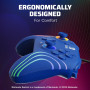 Official Switch Afterglow Wave Wired Controller - Blue