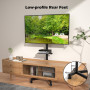 BONTEC Support TV roulettes Support Tele Mobile pour Téléviseurs Plasma/LCD/LED de 23" à 60" avec Étagère, Support TV sur Pied a