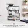 Sage - The Barista Touch Impress - Machine à Café à Grain avec Moulin, Mousseur à Lait et Fonction Cold Brew - Acier Inoxydable 