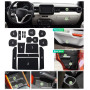 GAFAT Suzuki Ignis 2017-2024 2025 Tapis Antidérapants pour Console Centrale, Ignis 2025 Tapis en Caoutchouc Porte-Gobelet, Boîte