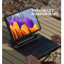 Dexnor Clavier Tablette pour Samsung Galaxy Tab S10 FE/S9 FE 10,9"/S9 11" Magic Style Keyboard Magnétique Support avec Pavé Tact