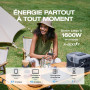Station électrique portable EF ECOFLOW RIVER 2 Pro, batterie LiFeP04, 768 Wh, charge rapide en 70 min, seuls quelques petits déf