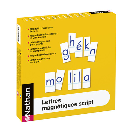 Lettres magnetiques script