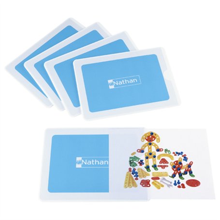 Grands porte-étiquettes repositionnanles.