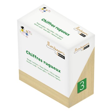Montessori par Nathan - Chiffres rugueux de 0 à 9