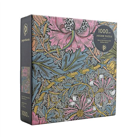 Puzzles William Morris Morris Chevrefeuille Rose Puzzle 1000 pc.