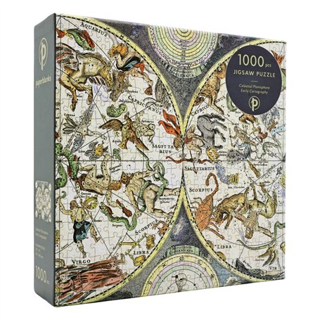 Puzzles Ancienne Cartographie Planisphere Celeste 1 000 pieces