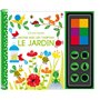 Dessine avec des tampons Le jardin
