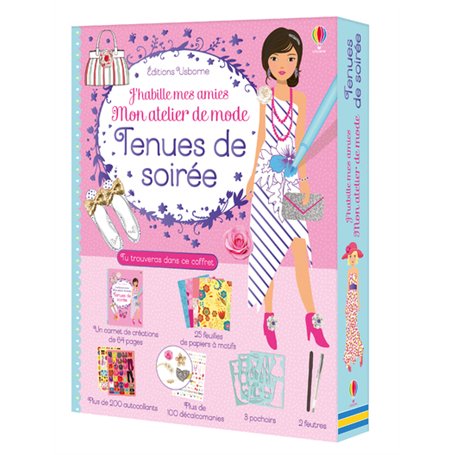Coffret J'habille mes amies - Mon atelier de mode - Tenues de soirée