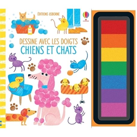 Chiens et chats - Dessine avec les doigts - Dès 4 ans