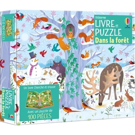 Dans la forêt - Coffret Livre et puzzle - Dès 5 ans