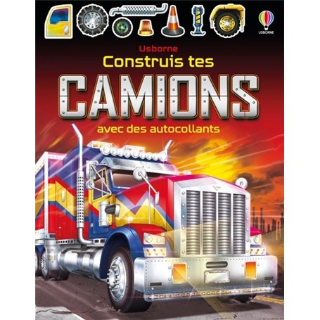 Construis tes camions avec des autocollants - Dès 5 ans