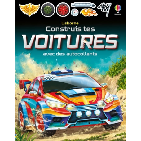 Construis tes voitures avec des autocollants - Dès 5 ans