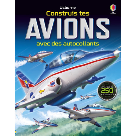Construis tes avions avec des autocollants - Dès 5 ans