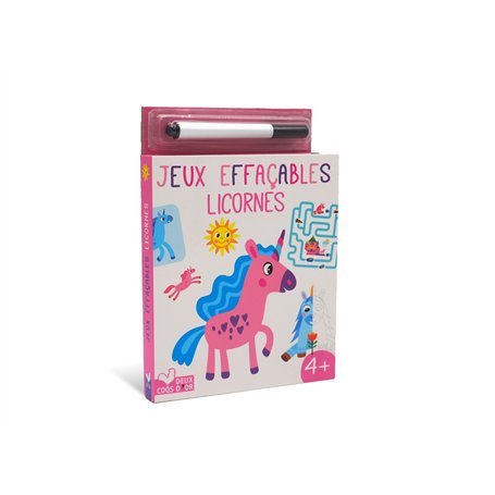 Jeux effaçable Licornes avec feutre Velleda 8,76 €