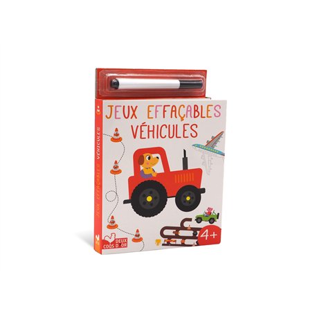Jeux effaçable véhicules avec feutre Velleda 8,76 €
