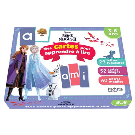 Disney - La Reine des neiges 2 - Mes cartes pour apprendre à lire