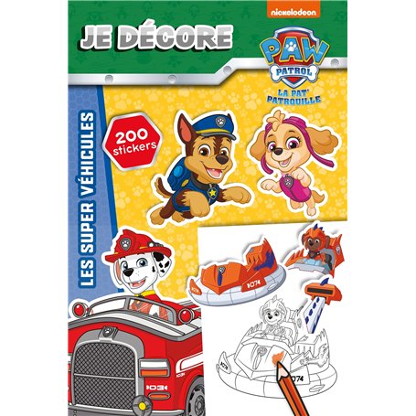Pat' Patrouille - Je décore les super véhicules