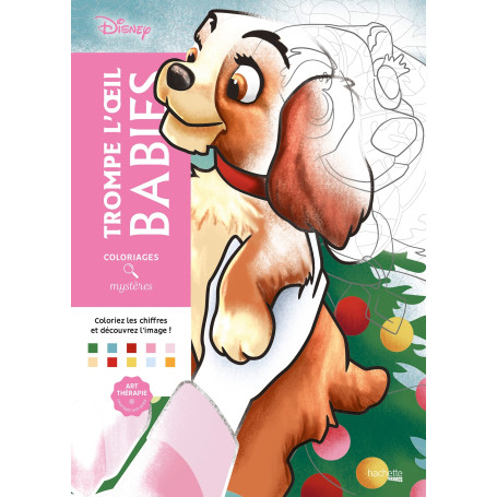 Coloriages mystères Disney - Trompe l'oeil Babies
